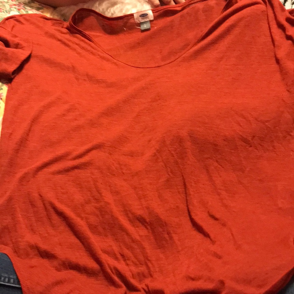 Old Navy Rust top! Worn once